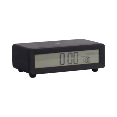 Budík Berlín LCD s nabíjačkou Karlsson KA6156BK, čierna